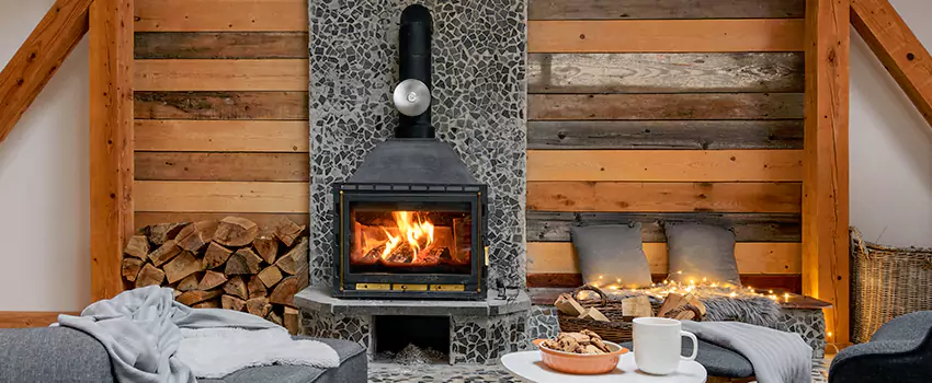 Thelin Hearth Products Direct Vent Gas Stove Fireplace Inspection in Hanover Park, Illinois